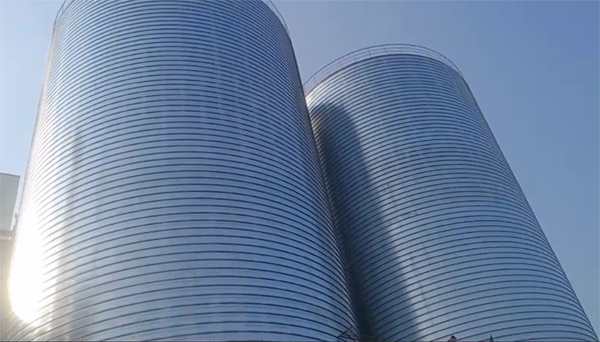 朔城2座混凝土高架卷板仓